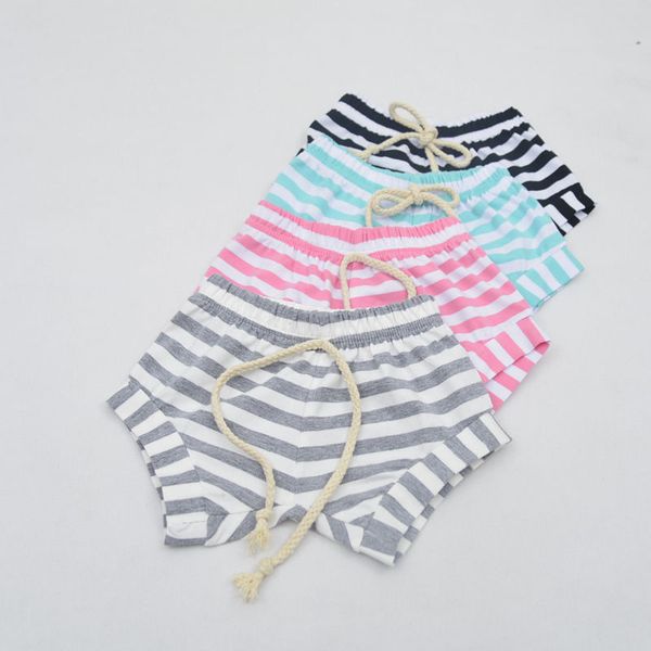 

new fashion baby girls summer cotton shorts bloomers pants daytime leisure elastic bottoms, Black