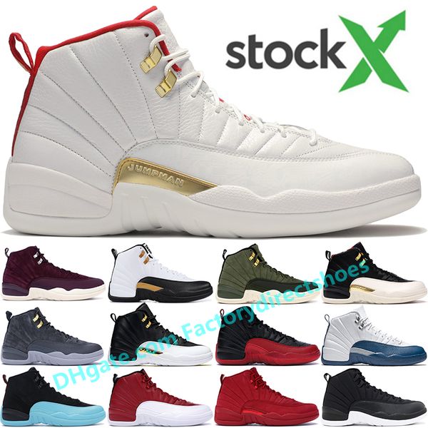 

01 stockx 2019 fiba winter ovo black white jumpman 12 12s basketball shoes mens gym red prm international flight psny bordeaux sneakers boot