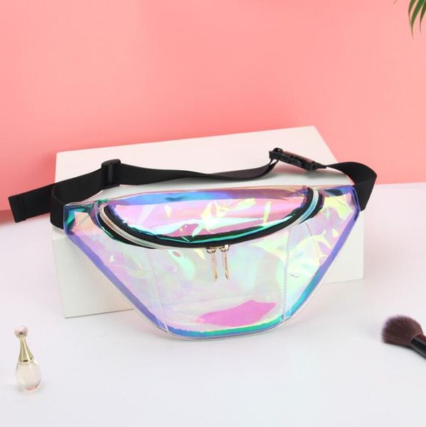

2020 bags woman waist bag cross body bags laser material handbags one shoulder waist chest bag