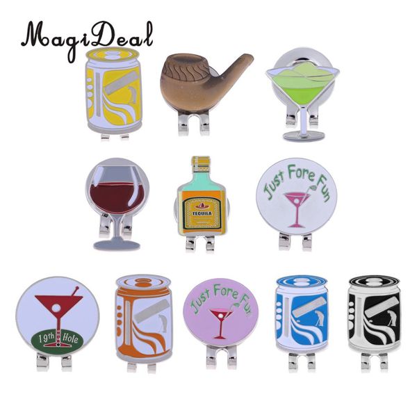 

golf hat cap clip marker golf ball magnetic hat clips accessories