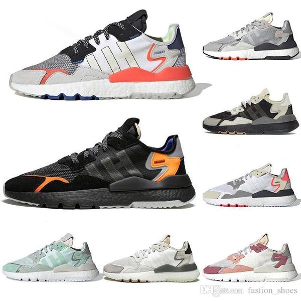 

nite 2019 jogger 3m reflective running shoes for men women triple black white breathable mens trainer fashion sports sneakers