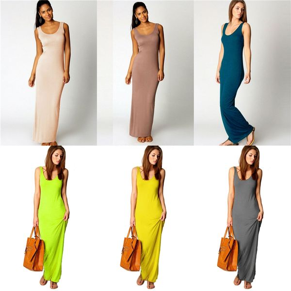 

size dress sleeveless o neck dresses casual contrast color clothing women designer plus #590, Black;gray