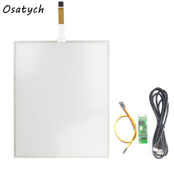 

5 wire 15 inch u b touch creen u b controller board 322 247mm gla panel re i tive indu trial u b touch gla