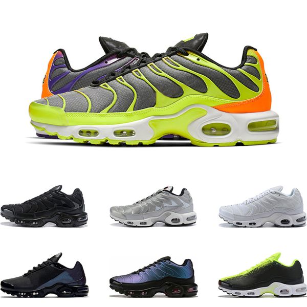 

2019 new running shoes for men triple white black volt color flip hyper crimson silver fashion athletic sports sneakers trainers size 40-46