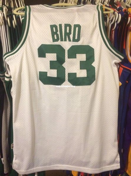 

wholesale larry bird 33# ad jersey men pierce t-shirt vest stitched basketball jerseys ncaa, Black;blue