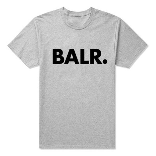 

men t shirts balr tees street tide brand short-sleeved round neck loose short-sleeved cotton men's clothing personality male t-shirt xs, White;black
