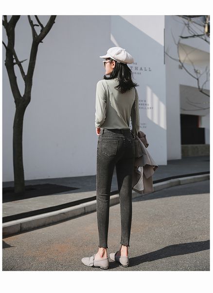 

dark ash women's tailored waist and hip princess jeans bk3811, Blue