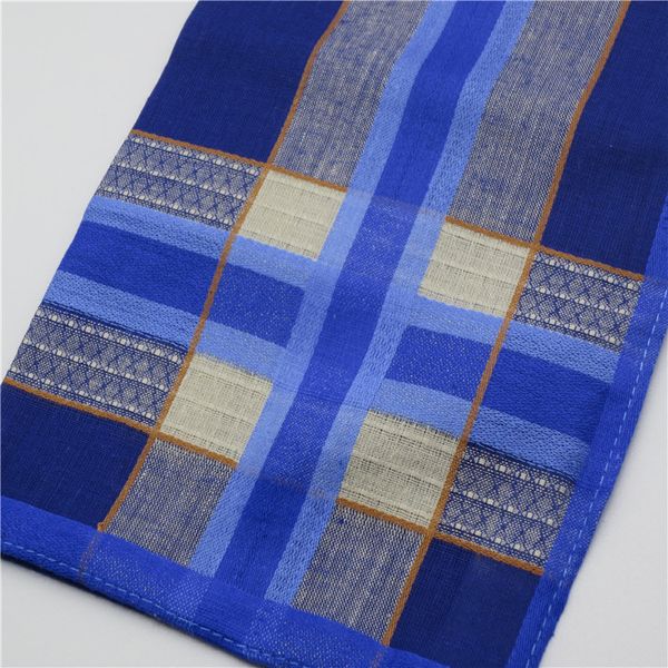 

40см новизны подарка венчания обеденный стол полосатый хлопок plaid носовые мужчины платок fazzoletti h19 элегантный ужин полотенце