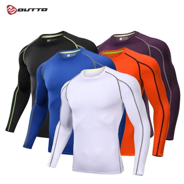 

men's cycling base layers long sleeves compression quick dry elastic slim jogging training breathable bicycle underwear