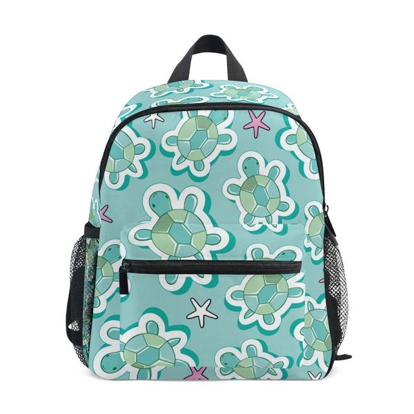 

2019 new schoolbag backpack fashion turtle printing alaza women's small for girl kids ladie mini backpacks cute lightweight bags