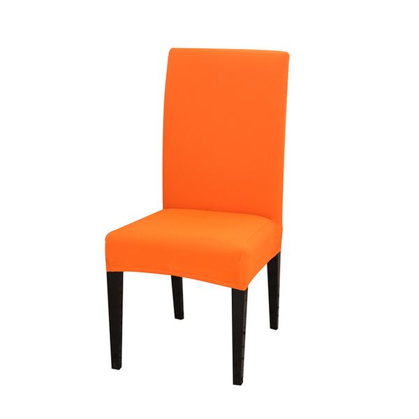 

solid color chair cover spandex stretch elastic slipcovers chair covers white for dining room kitchen wedding banquet l