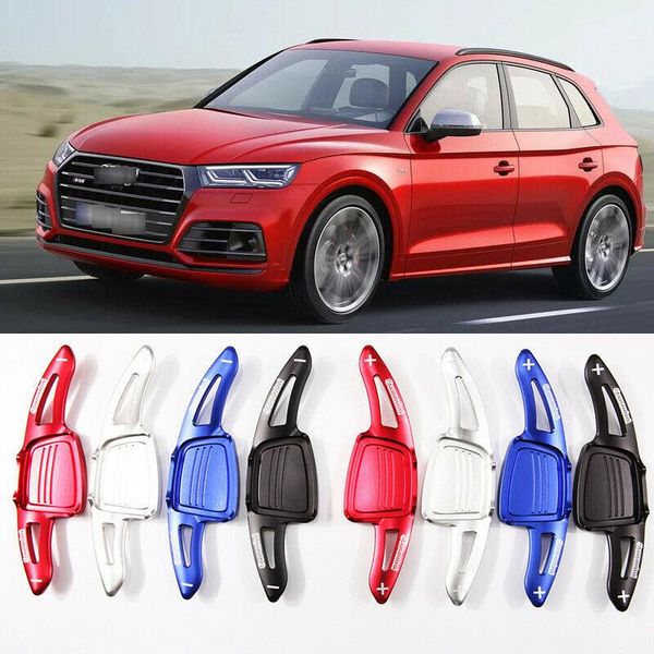 

2pcs aluminum steering wheel shift paddle shifter extension for audi sq5 2018