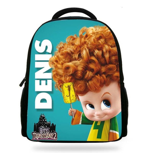 

cartoon movie l transyania 2 book bags for children drakula/denis character backpack for kids designer school boys girls