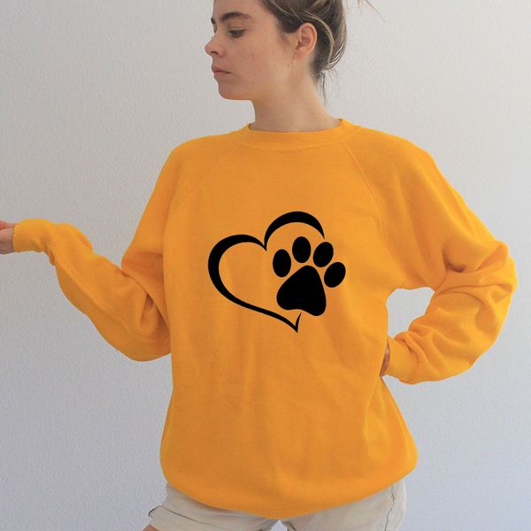 

любовь животных письмо печати женская одежда harajuku kawaii пуловеры негабаритных наряды 90-х годов девушки забавный графический drop ship, Black