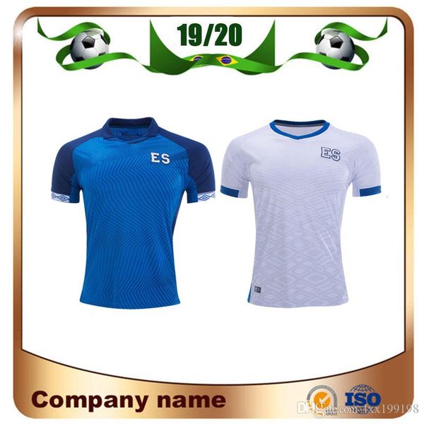 

19 20 сальвадор футбольные майки дома на выезде нельсон бонилья серен 2019 золотой кубок сине белая футбольная рубашка национальная команда, Black;yellow