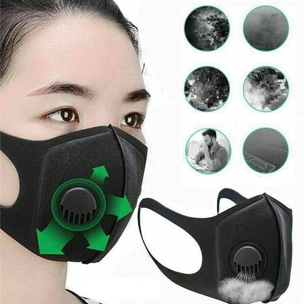

dhl ship2020 ren thicken sponge mouth anti dust pollution pm2.5 windproof face mask with panda shape breath valve r6q2