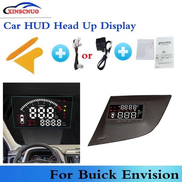 

xinscnuo car hud head up display for envision 2014~2019 speedometer projector safe driving screen airborne computer