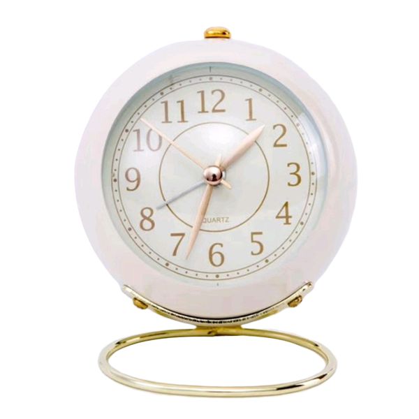 

round mute clock decorative led quartz clock easy to read at night