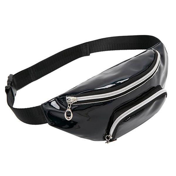 

waist bags women pink silver fanny pack female belt bag black bum phone pouch chest bags fanny pack sports fashion #lr1
