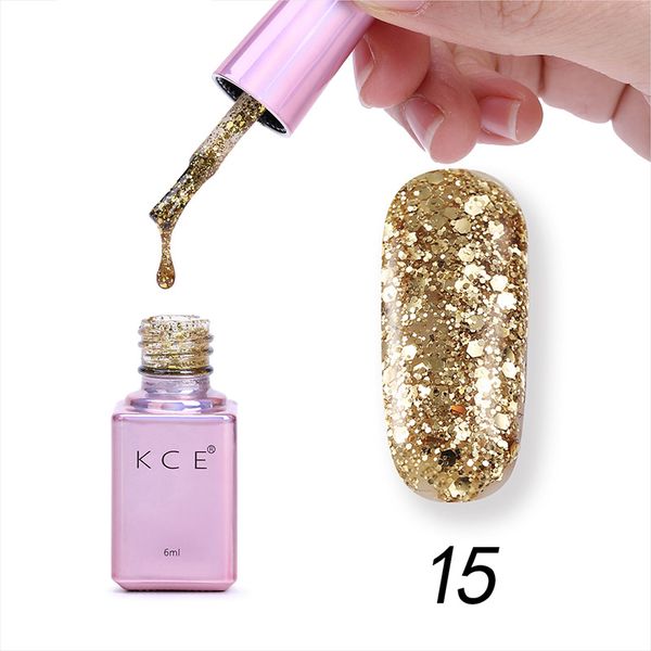 

holographic glitter sequins nail gel polish for nail art decoration cnt 66, Red;pink