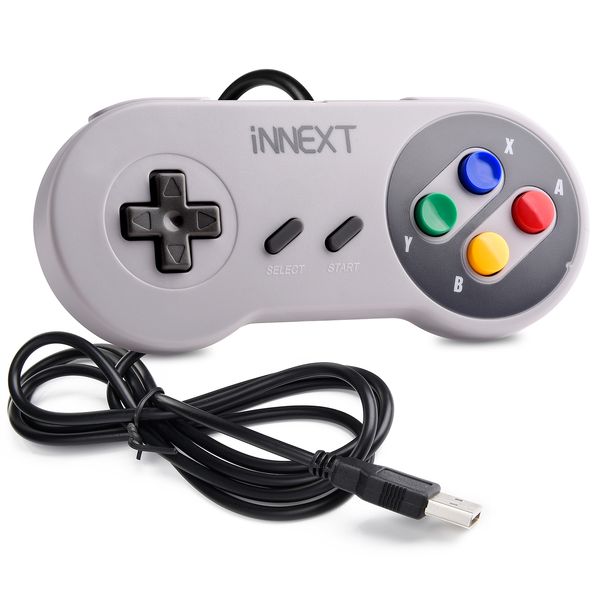 

usb game controller joypad wired joystick controller colorful gamepad for retro snes game pad for windows pc mac