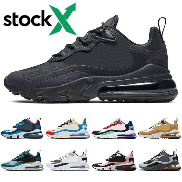 

nike air max airmax 270 270s реагируют мужчины, женщины, кроссовки баухуас тройной черный cool grey red bronze right violet мужские спортивн, White;red