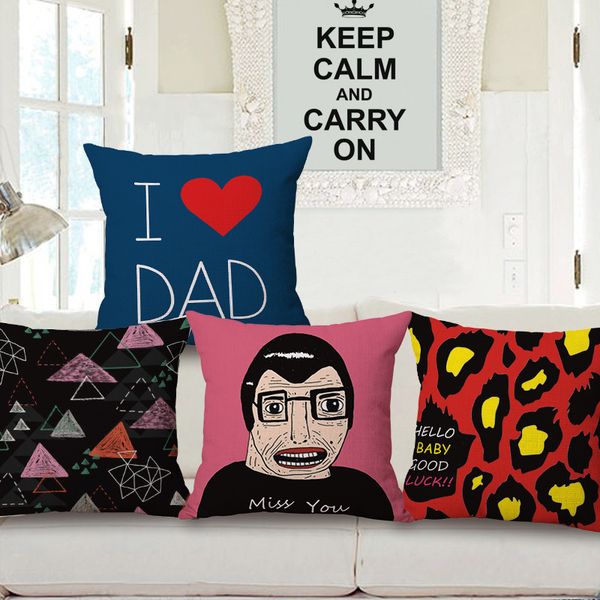 

popp wind literature original old uncle control lovers cotton pillow sofa car cushion