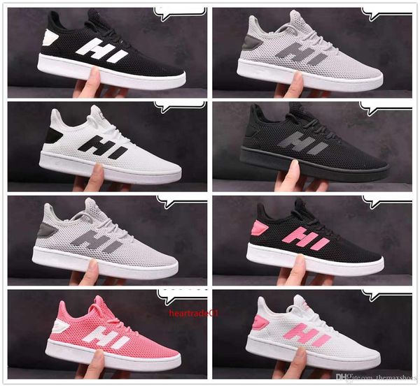 

new arrive 2019 spring summer stan smith knit primeknit men women pink shoes breathable fashion weave casual shoes eur 36-44