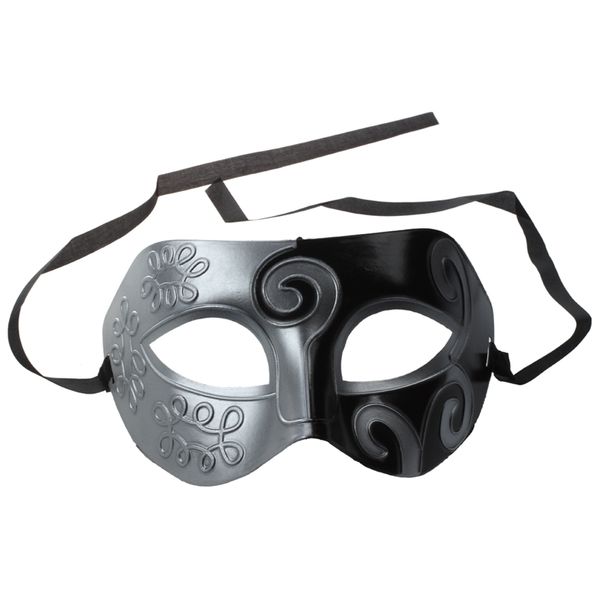 

new-mens masquerade greek roman facial mask for fancy dress masked ball silver