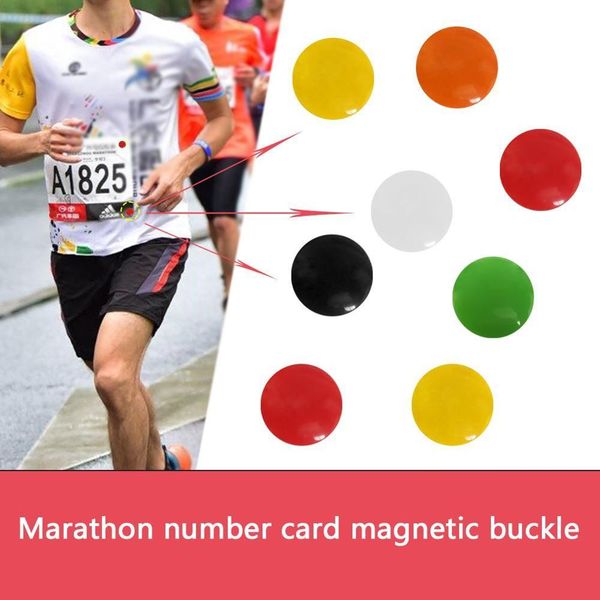 

marathon race number racing bib holders magnetic correction racing clips number cloth belt buckle accessories bag