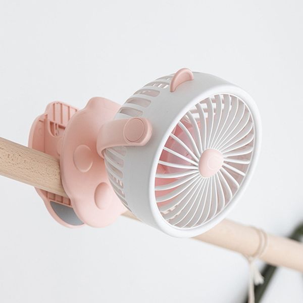 

mini portable clip on fan usb rechargeable for travel stroller outdoor camping baby carriage fan desk fan