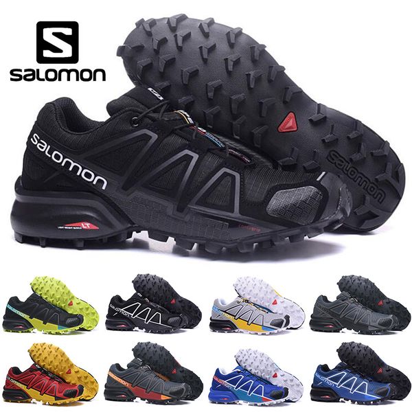 

Original Salomon Speedcross 4 CS men Running Shoes black red men Lightweight trainers Waterproof jogging hiking Outdoor Shoes size 40-46