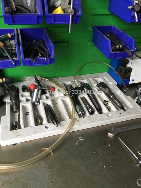 

common rail injector and parts placing tray, common rail injector plate