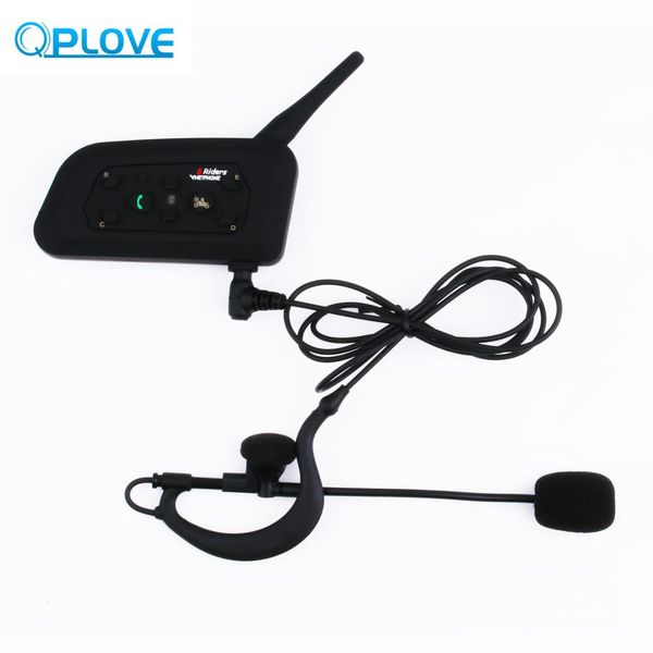 

qplove 1pc vnetphone v6c sport referee intercom wireless connection 1200m effective distance sound good professional sport tool
