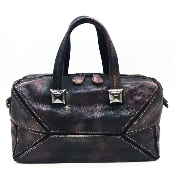 

2020 new female women's leather bags handbag hand-rub color vintage crossbody bags full-grain leather