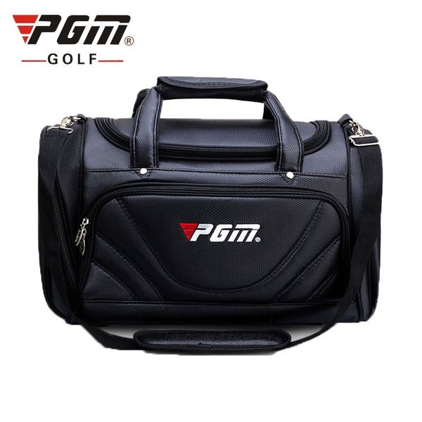 

pgm golf clothing bag protable waterproof large capacity golf handbags double layer shoes travelling package d0484