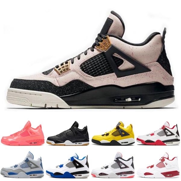 

дизайнер, что баскетбол обувь для мужчин 4 4s wings ила red pure денег красных мужчины моды спорт дизайнер обуви кроссовки trainer