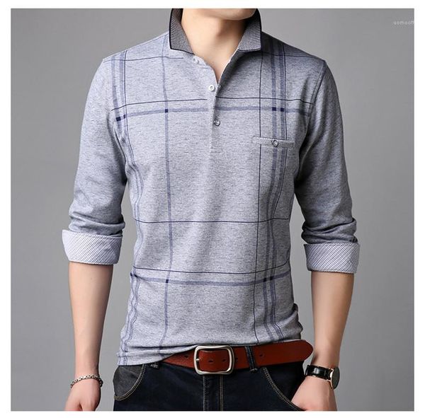 

sleeve spring slim turn down collar men designer clothing casual breathable fashion male polos mens shirts long, White;black