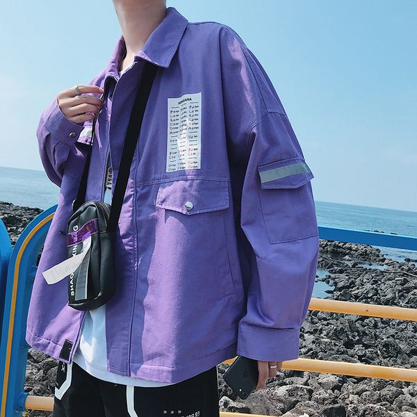 

мужчины весной и осень пальто светоотражающего жилет корейский стиль студенты trend hong kong стиль топов сыпучих инструментальной куртка фи, Black;brown