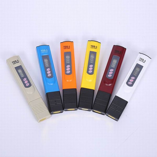 

digital tds meter monitor temp ppm tester pen lcd meters stick water purity monitors mini filter hydroponic testers tds-3 in paper box 100