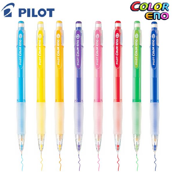 

пилот цвет ино механический карандаш 0.7 мм выдвижной цветной свинец автоматический карандаш для рисования манга каваи канцелярские принадле, Blue;orange