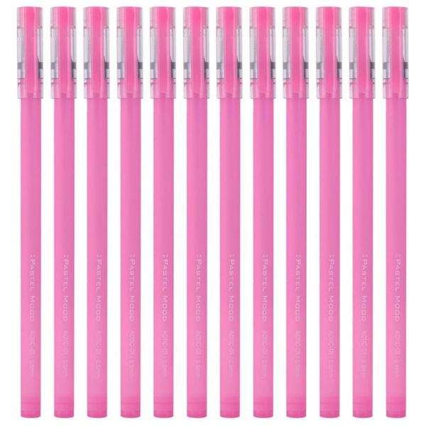 

gel pens deli a011c-01 0.5mm ballpoint pen fashion creative for writing stationery office & school black refill