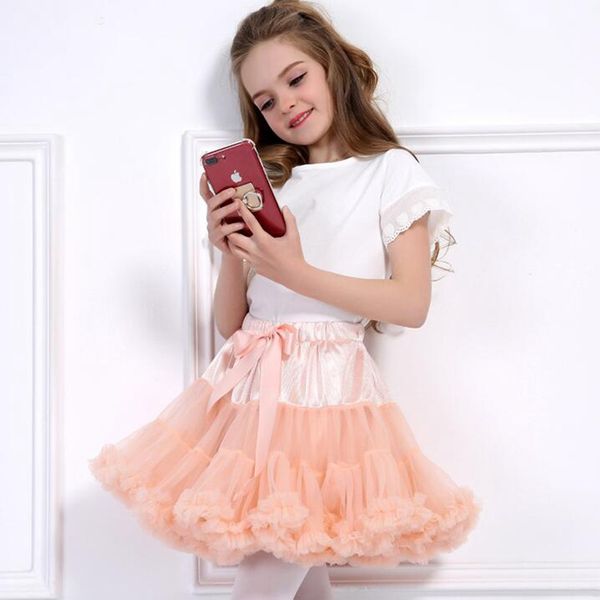 

mother&girls tutu ballerina skirt layer fluffy kids mom pettiskirt mommy and baby princess tulle party dance skirts
