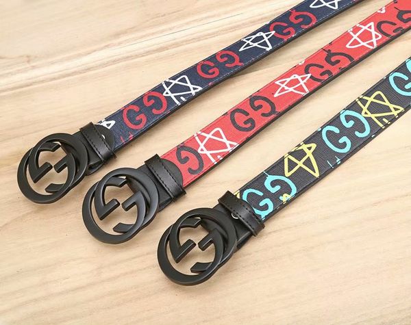 

2020 men's belt designer belt snake luxury belt leather business lady daikin buckle, Black;brown