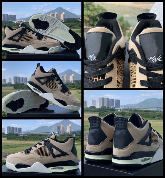 

2019 new mushroom mens basketball shoes designer 4 4s sports designer trainers sneakers des chaussures baskets boys jumpman zapatos schuhe