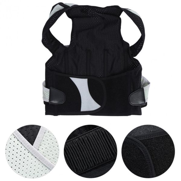 

cinturÃ³n ordico para adultos, soporte para hombros, corrector de postura, cinturÃ³n para hombres y mujeres, Black;blue