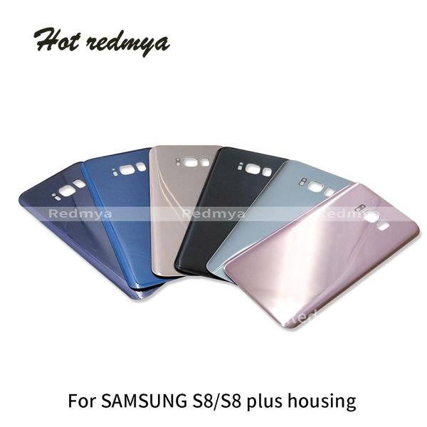 

Корпус для Samsung S8 G950F S8 Plus S8p G955F Задняя задняя крышка батарейного отсека Замена сте