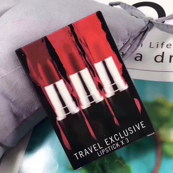 Mac In 1 Travel Exclusive Matte Lipstick Rouge A Levre Maquillaje Rouge à Lèvres Set Kit Free Makeup Lip Tint From Daozhi12345 305 Dhgatecom