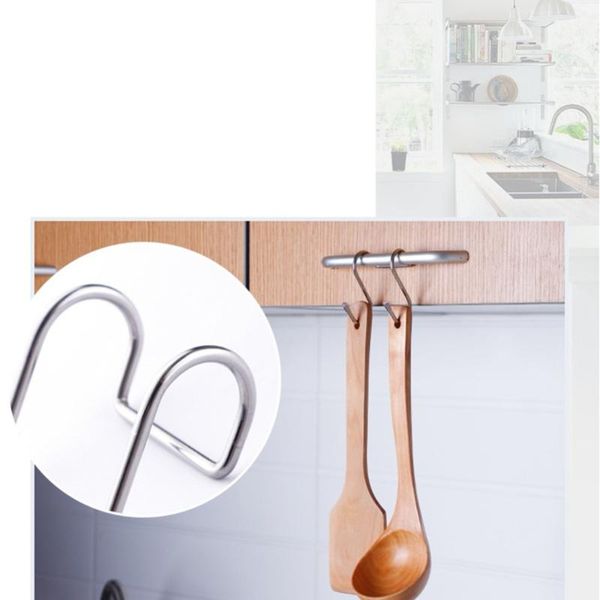 

4pcs stainless steel household double s clasp portable kitchen bathroom storage hanging clasp