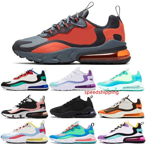 

new react mens designer sneakers bright violet dusk purple electro green grey and orange hyper jade hyper pink men shoes size eur36-45